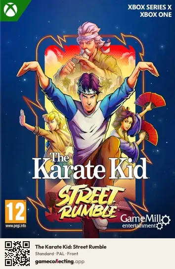 The Karate Kid: Street Rumble Xbox Series X, PAL box front