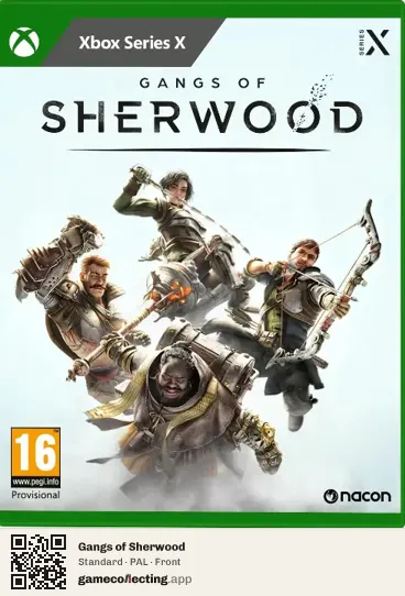 Gangs of Sherwood Xbox Series X, PAL box front