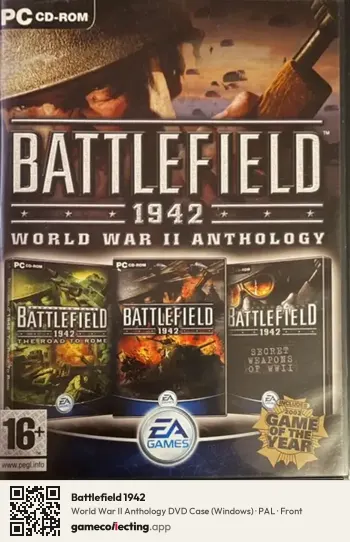 Battlefield 1942 Computer, PAL box front