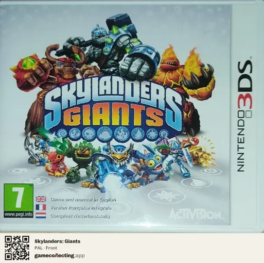 Skylanders: Giants Nintendo 3DS, PAL box front
