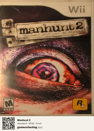 Manhunt 2 Nintendo Wii, NTSC box front