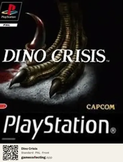 Dino Crisis PlayStation, PAL box front