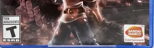 Black Clover: Quartet Knights, the ESRB box on its front