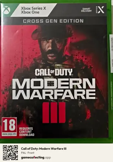 Call of Duty: Modern Warfare III Xbox Series X, PAL box front