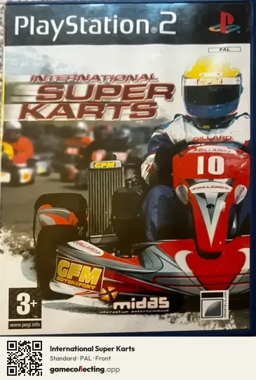 International Super Karts PlayStation 2, PAL box front