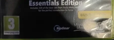 Forza Motorsport 4, the PEGI square on its front