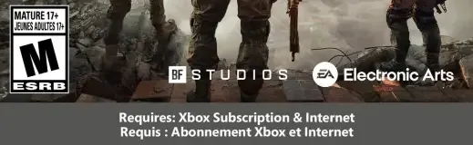 Battlefield 6, the ESRB box on its front