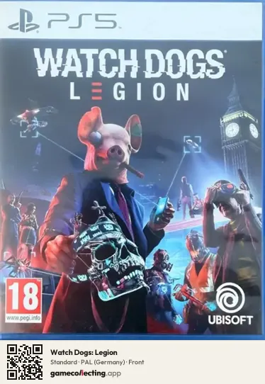 Watch Dogs: Legion PlayStation 5, Germany box front