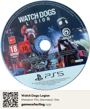 Watch Dogs: Legion PlayStation 5, PAL disc