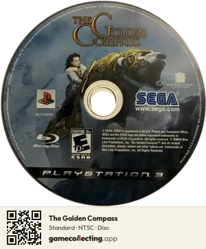 The Golden Compass PlayStation 3, NTSC disc