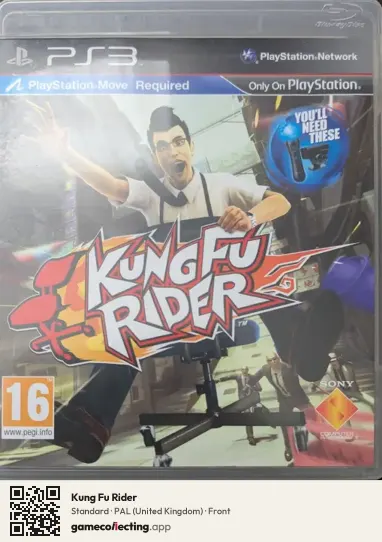 Kung Fu Rider PlayStation 3, United Kingdom box front