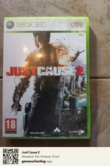 Just Cause 2 Xbox 360, France box front