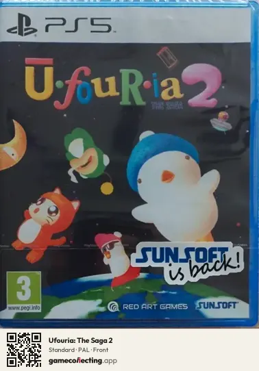Ufouria: The Saga 2 PlayStation 5, PAL box front