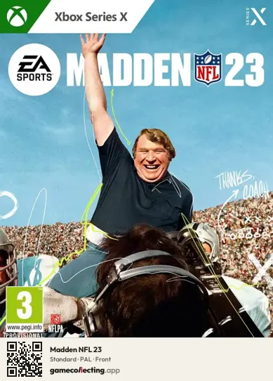 Madden NFL 23 Xbox Series X, PAL box front