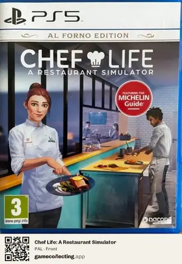 Chef Life: A Restaurant Simulator PlayStation 5, PAL box front