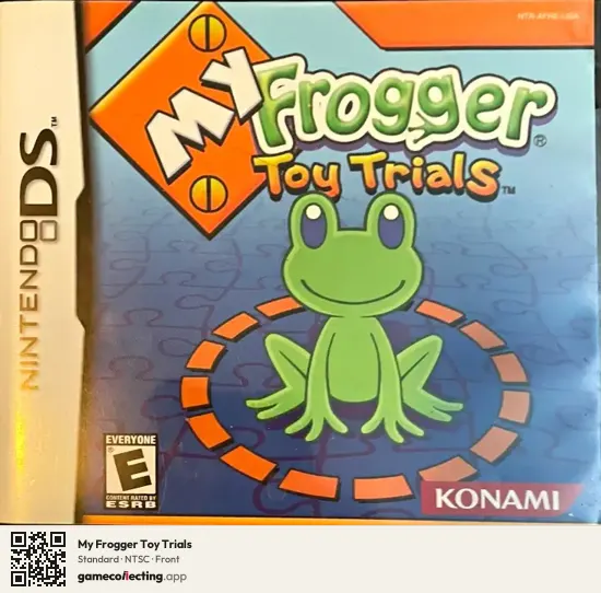 My Frogger Toy Trials Nintendo DS, NTSC box front