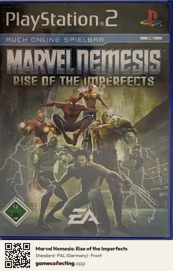 Marvel Nemesis: Rise of the Imperfects PlayStation 2, Germany box front