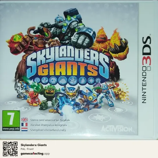 Skylanders: Giants Nintendo 3DS, PAL box front