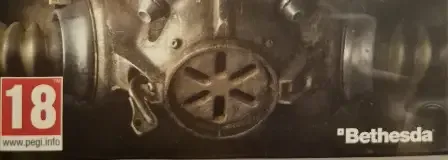 Fallout 4, the USK square on its front