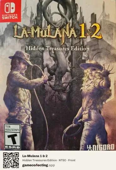 La-Mulana 1 & 2 Nintendo Switch, NTSC box front