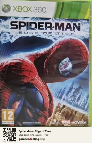Spider-Man: Edge of Time Xbox 360, Spain box front