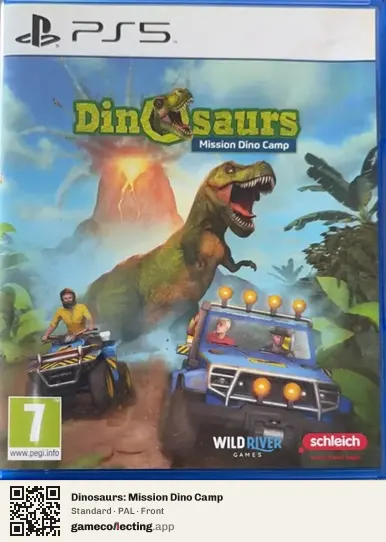 Dinosaurs: Mission Dino Camp PlayStation 5, PAL box front