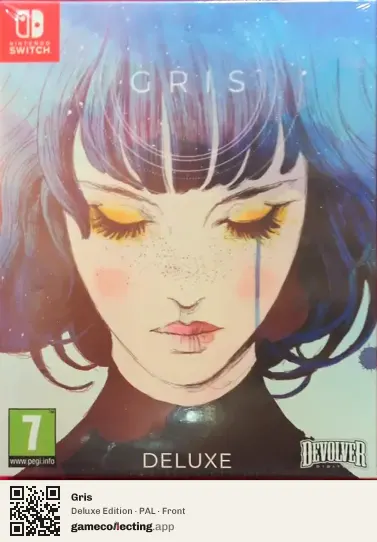 Gris Nintendo Switch, PAL box front