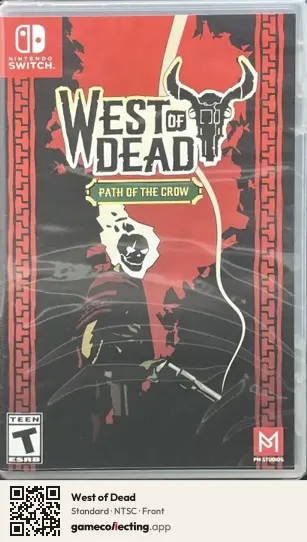 West of Dead Nintendo Switch, NTSC box front