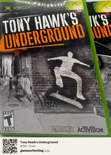 Tony Hawk's Underground Xbox, NTSC box front