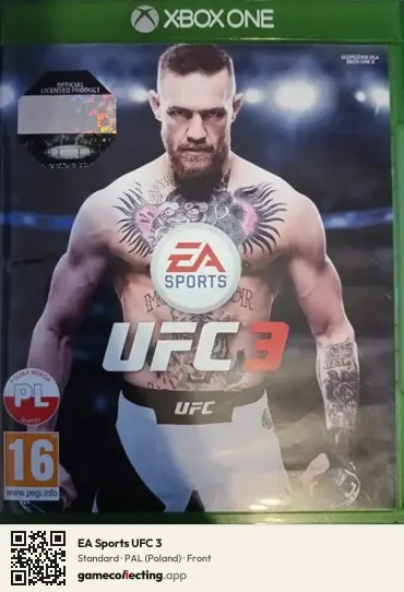 EA Sports UFC 3 Xbox One, Poland box front