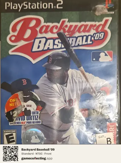 Backyard Baseball '09 PlayStation 2, NTSC box front