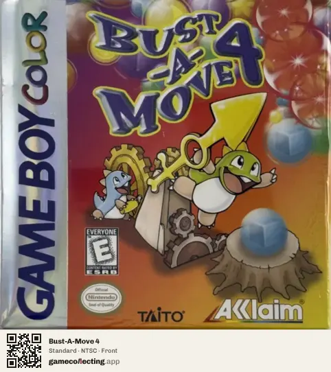 Bust-A-Move 4 Game Boy Color, NTSC box front