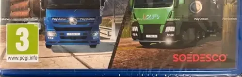Truck Driver, the PEGI square on its front