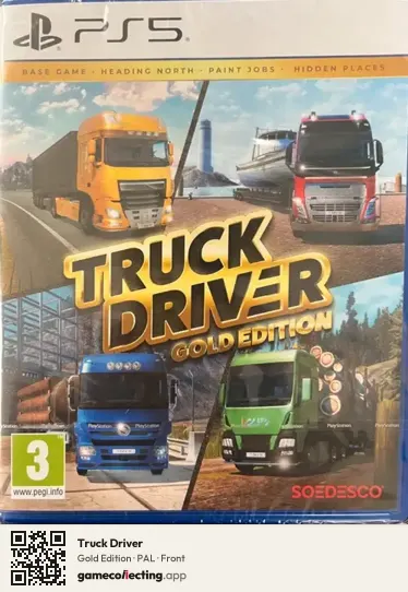 Truck Driver PlayStation 5, PAL box front