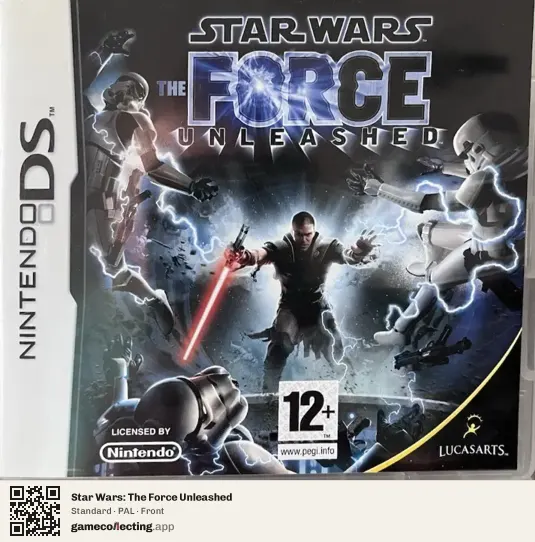 Star Wars: The Force Unleashed Nintendo DS, PAL box front