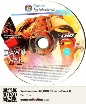 Warhammer 40,000: Dawn of War II Computer, PAL disc