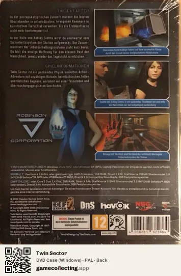 Twin Sector Computer, PAL box back