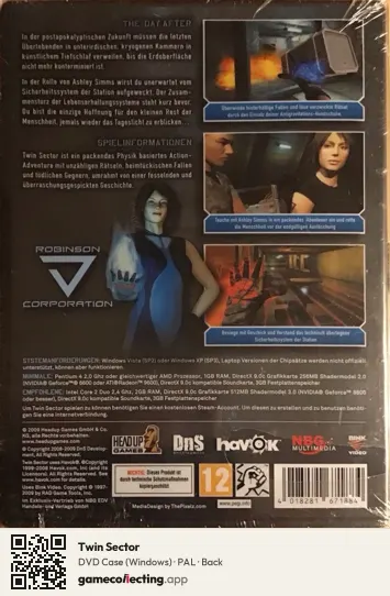Twin Sector Computer, PAL box back