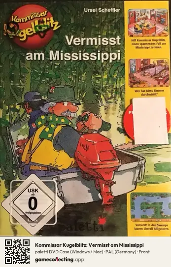 Kommissar Kugelblitz: Vermisst am Mississippi Computer, Germany box front