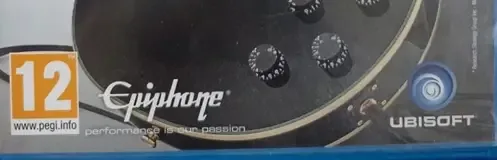 Rocksmith 2014 Edition, the PEGI square on its front