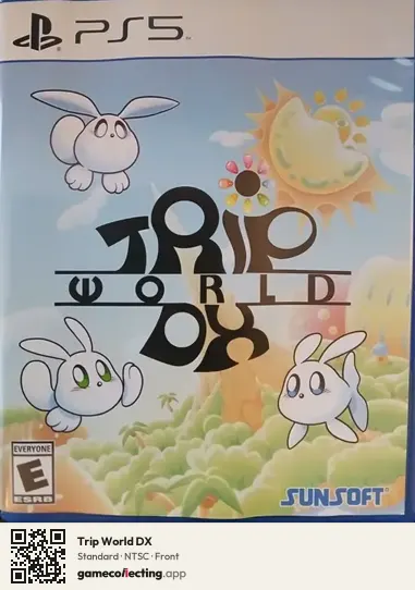 Trip World DX PlayStation 5, NTSC box front