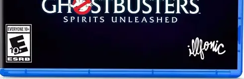 Ghostbusters: Spirits Unleashed, the ESRB box on its front