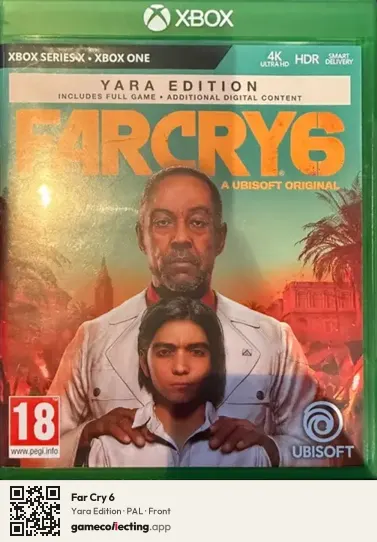 Far Cry 6 Xbox Series X, PAL box front