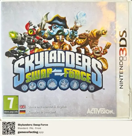 Skylanders: Swap Force Nintendo 3DS, PAL box front