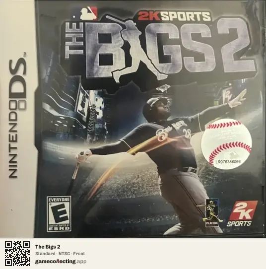 The Bigs 2 Nintendo DS, NTSC box front