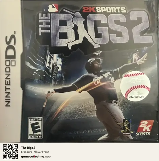 The Bigs 2 Nintendo DS, NTSC box front