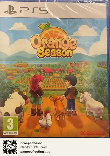 Orange Season PlayStation 5, PAL box front