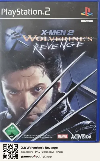 X2: Wolverine's Revenge PlayStation 2, Germany box front