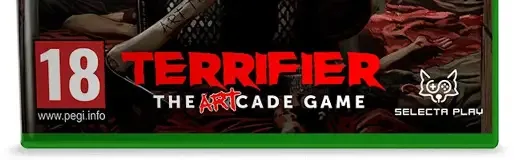 Terrifier: The ARTcade Game, the PEGI square on its front