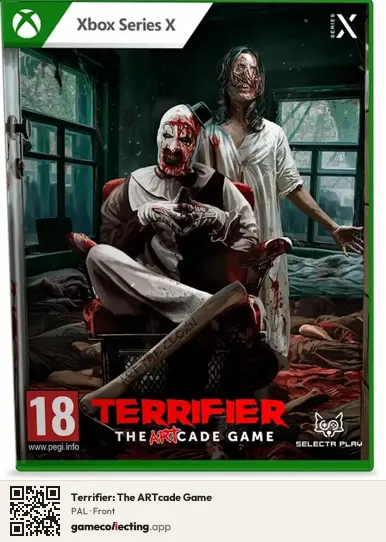 Terrifier: The ARTcade Game Xbox Series X, PAL box front